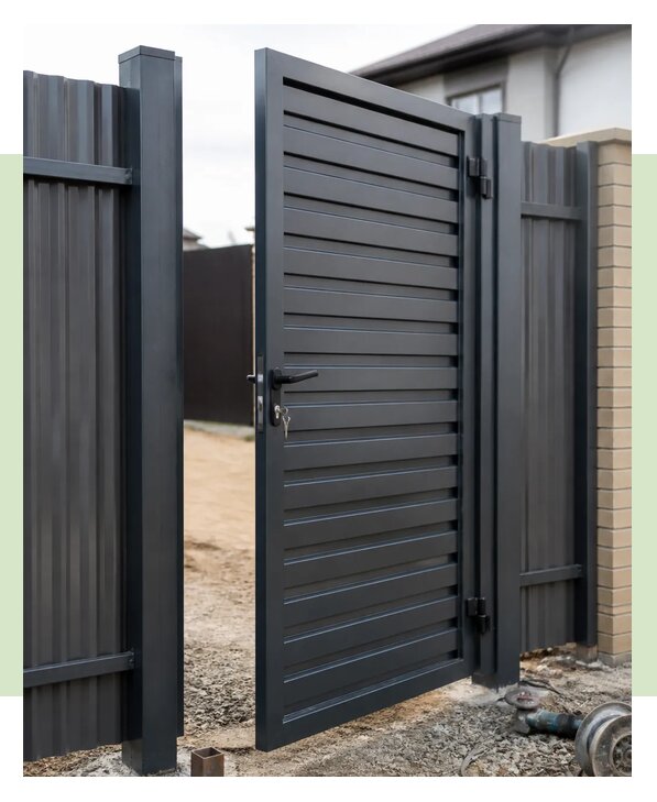 Металлическая калитка под ключ с установкой в Сатке